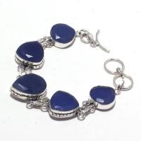 Sa 9401a bracelet 5 saphir coeurs bleu 24gr achat vente bijou ethnique argent 925