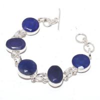 Sa 9403a bracelet 5 saphir ovales bleu 22gr achat vente bijou ethnique argent 925