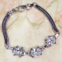 Tpz 007c bracelet topaze blanche bijou argent 925 vente achat