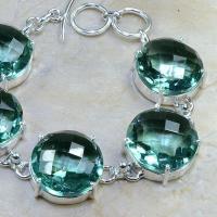 Tpz 020b bracelet topaze bleu vert bijou argent 925 vente achat