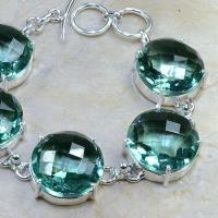 Tpz 020b bracelet topaze bleu vert bijou argent 925 vente achat