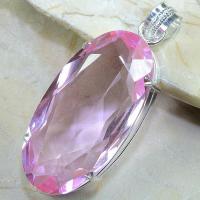 Tpz 035b pendentif pierre topaze rose gemme taille bijou argent 925 vente achat