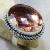 Tpz 124b bague t57 topaze rose peche bijoux argent 925 vente achat