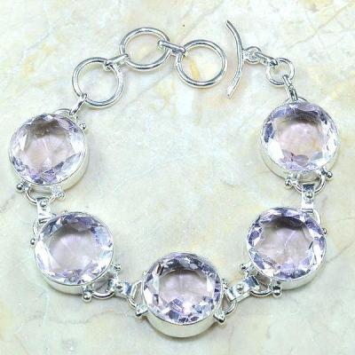 Tpz 154b bracelet topaze rose bijoux argent 925 vente achat 1