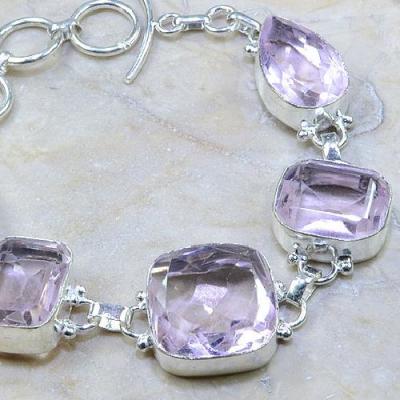 Tpz 161a bracelet topaze rose bijou renaissance grand siecle argent 925 vente achat