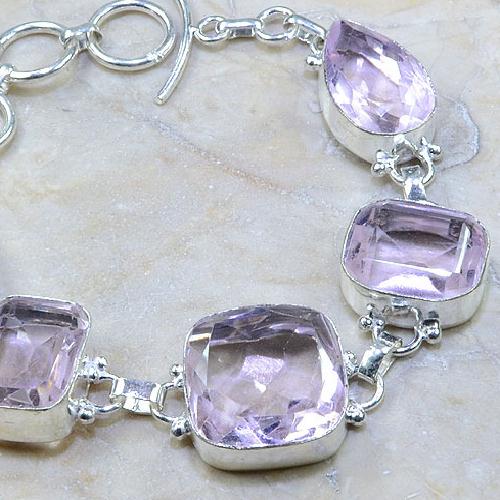 Tpz 161b bracelet topaze rose bijou renaissance grand siecle argent 925 vente achat 1