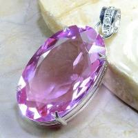 Tpz 167b pendentif pierre topaze rose gemme taille bijou argent 925 vente achat
