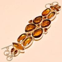 Tpz 170d bracelet topaze orange bijou renaissance grand siecle argent 925 vente achat