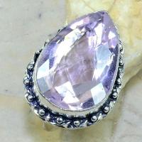 Tpz 176a bague t61 topaze rose bijoux renaissance argent 925 vente achat