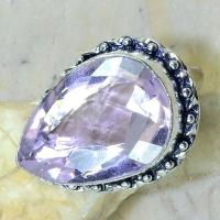 Tpz 176c bague t61 topaze rose bijoux renaissance argent 925 vente achat