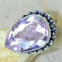Tpz 176c bague t61 topaze rose bijoux renaissance argent 925 vente achat