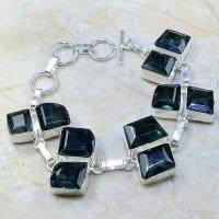 Tpz 203a bracelet topaze iolite bleue bijou argent 925 vente achat