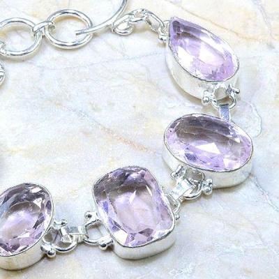 Tpz 205c bracelet topaze rose bijou argent 925 vente achat