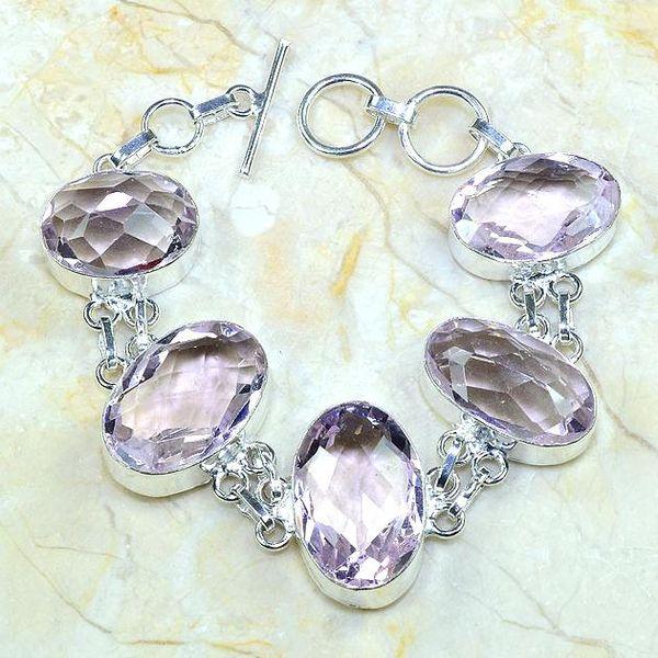 Tpz 206d bracelet topaze rose bijou argent 925 vente achat