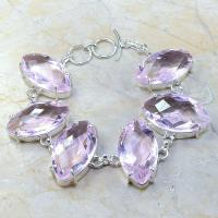 Tpz 214a bracelet topaze rose bijou argent 925 vente achat