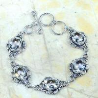 Tpz 218d bracelet topaze blanche cristal bijou argent 925 vente achat