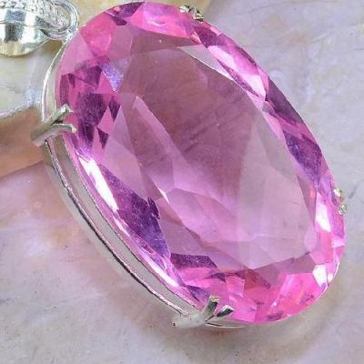 Tpz 227c pendentif pierre topaze rose gemme lithotherapie bijou argent 925 vente achat