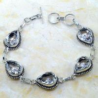 Tpz 237d bracelet topaze blanche cristal bijou argent 925 vente achat