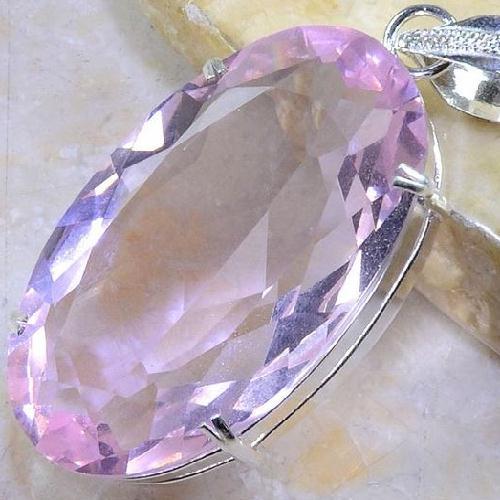 Tpz 246c pendentif pierre topaze rose taille lithotherapie bijou argent 925 vente achat