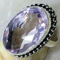 Tpz 249c bague t61 topaze rose pierre taillee bijoux renaissance argent 925 vente achat