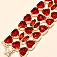 Tpz 270b bracelet topaze rubelite rouge bijou argent 925 vente achat