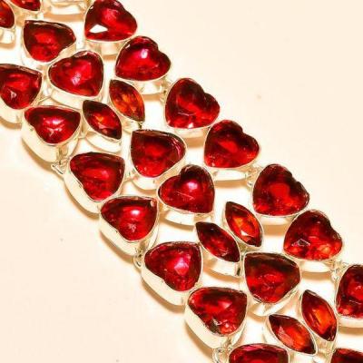 Tpz 270c bracelet topaze rubelite rouge bijou argent 925 vente achat