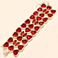 Tpz 270d bracelet topaze rubelite rouge bijou argent 925 vente achat
