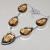 Tpz 344d collier sautoir parure topaze quartz peche champagne bijou argent 925 vente achat