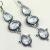 Tpz 346c boucles pendant oreilles topaze blanche cristal bijou argent 925 vente achat