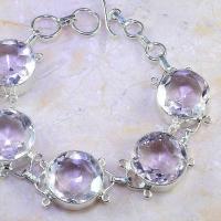 Tpz 409c bracelet topaze rose pink bijou argent 925 vente achat