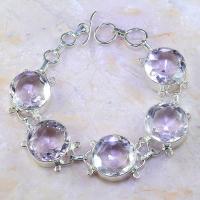 Tpz 409d bracelet topaze rose pink bijou argent 925 vente achat