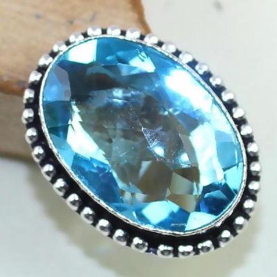 Tpz 423a bague t58 chevaliere medievale topaze bleue suisse bijoux argent 925 vente achat