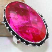 Tpz 443b bague t60 topaze rose pink gemme lithotherapie bijou argent 925 vente achat