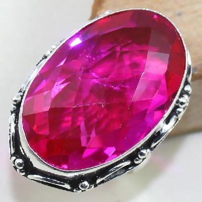 Tpz 444a bague t58 topaze rose pink gemme lithotherapie bijou argent 925 vente achat