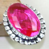 Tpz 446b bague t58 topaze rose pink gemme lithotherapie bijou argent 925 vente achat