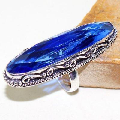 Tpz 509a bague t55 chevaliere medievale topaze bleue suisse bijoux argent 925 vente achat