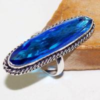 Tpz 521a bague t68 chevaliere medievale topaze bleue suisse bijoux argent 925 vente achat