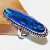 Tpz 521b bague t68 chevaliere medievale topaze bleue suisse bijoux argent 925 vente achat