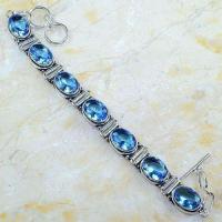 Tpz 538a bracelet topaze bleue suisse bijoux argent 925 vente achat