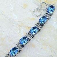 Tpz 538b bracelet topaze bleue suisse bijoux argent 925 vente achat