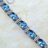 Tpz 538c bracelet topaze bleue suisse bijoux argent 925 vente achat