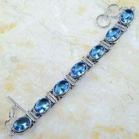 Tpz 538d bracelet topaze bleue suisse bijoux argent 925 vente achat