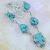 Tqa 020a collier sautoir parure turquoise bleue corail achat vente bijou pierre argent 925