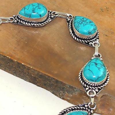 Tqa 032a bracelet turquoise bleue achat vente bijou pierre naturelle argent 925 1
