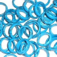 Tqa 039c bague anneau turquoise pierre reconstituee achat vente