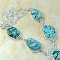 Tqa 066c collier turquoise argent 925 achat vente 1