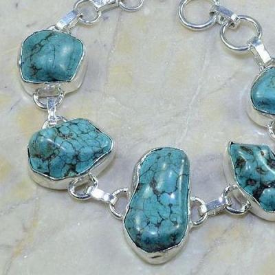 Tqa 068b bracelet turquoise achat vente bijou argent 925 1