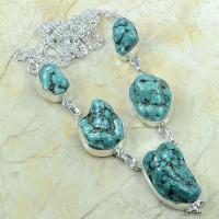 Tqa 075a collier parure sautoir turquoise achat vente bijou argent 925 1