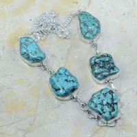 Tqa 077a collier parure sautoir turquoise achat vente bijou argent 925 1