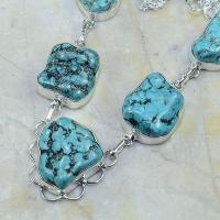 Tqa 077b collier parure sautoir turquoise achat vente bijou argent 925 1